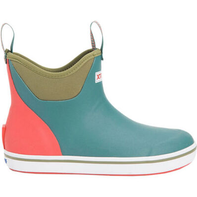 Women's 6 in Buoy Ankle Deck Boot XWAB304 Chinois Green