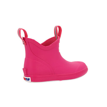 Big Kids Ankle Deck Boot XKAB451 Neon Pink