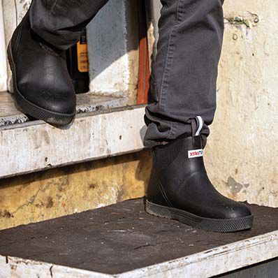 Jonge dame Fotoelektrisch AIDS Men's Wheelhouse 6 in Ankle Deck Boot