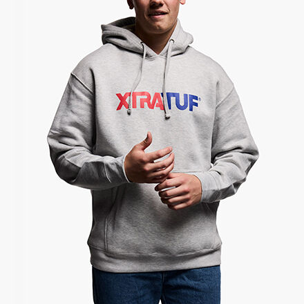 Unisex Hoodie XAH103 Grey Tri Blend