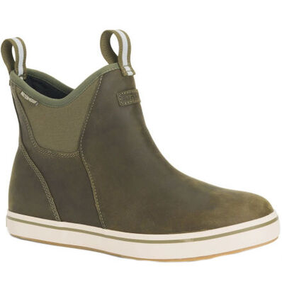 Men's Leather 6 in Ankle Deck Boot, , large