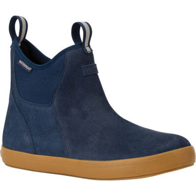 Men's Leather 6 in Ankle Deck Boot, , large