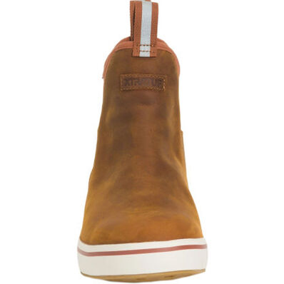 Men's Leather 6 in Ankle Deck Boot, , large