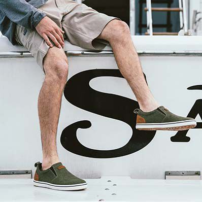 Men's Canvas Sharkbyte Deck Shoe, , large