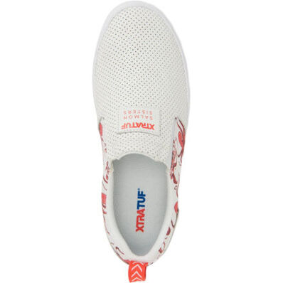 Women's Salmon Sisters Leather Sharkbyte Deck Shoe, , large