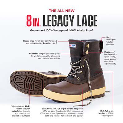 Men's 8 in Insulated Legacy Lace Boot, , large