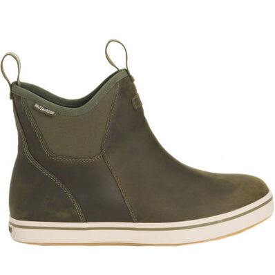 Men's Leather 6 in Ankle Deck Boot, , large