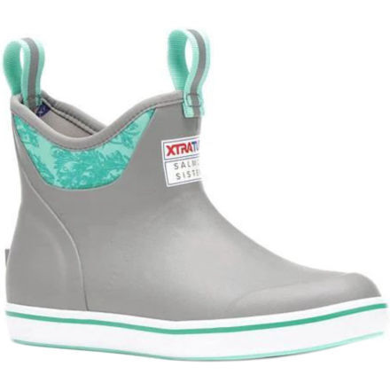 Grey Kelp-Pick Size XTRATUF Women's Salmon Sisters 6" Ankle Deck Boot-Fishing 