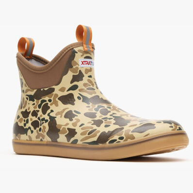 Men's 6 in Duck Camo Ankle Deck Boot, , large