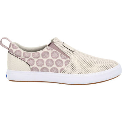 Women's Salmon Sisters Leather Sharkbyte Deck Shoe, , large
