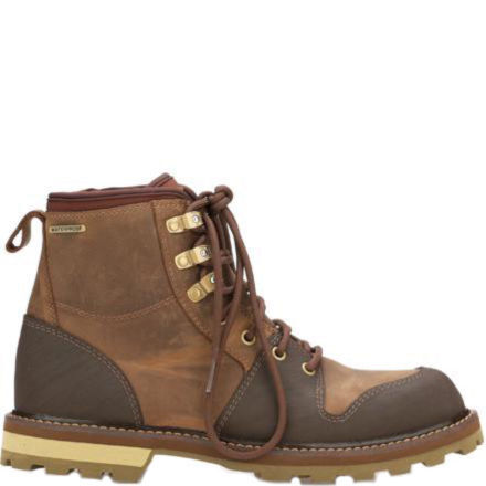 Leather sales lineman boots