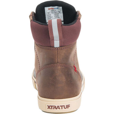 Women's 6 in Leather Lace Ankle Deck Boot, , large
