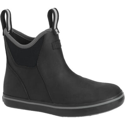 Xtratuf Women's Leather Ankle Deck Boot - Black - 6