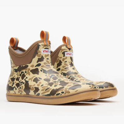 Men's 6 in Duck Camo Ankle Deck Boot, , large