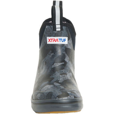Women's 6 in Black Camo Ankle Deck Boot, , large
