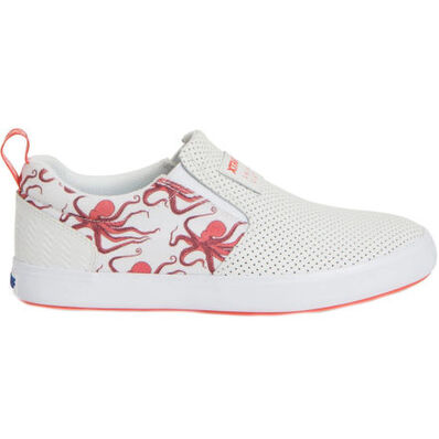Women's Salmon Sisters Leather Sharkbyte Deck Shoe, , large