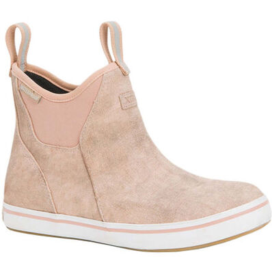 Women's 6 in Leather Ankle Deck Boot, , large
