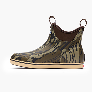 Men s 6 in Mossy Oak Bottomland Ankle Deck Boot XMABMOB