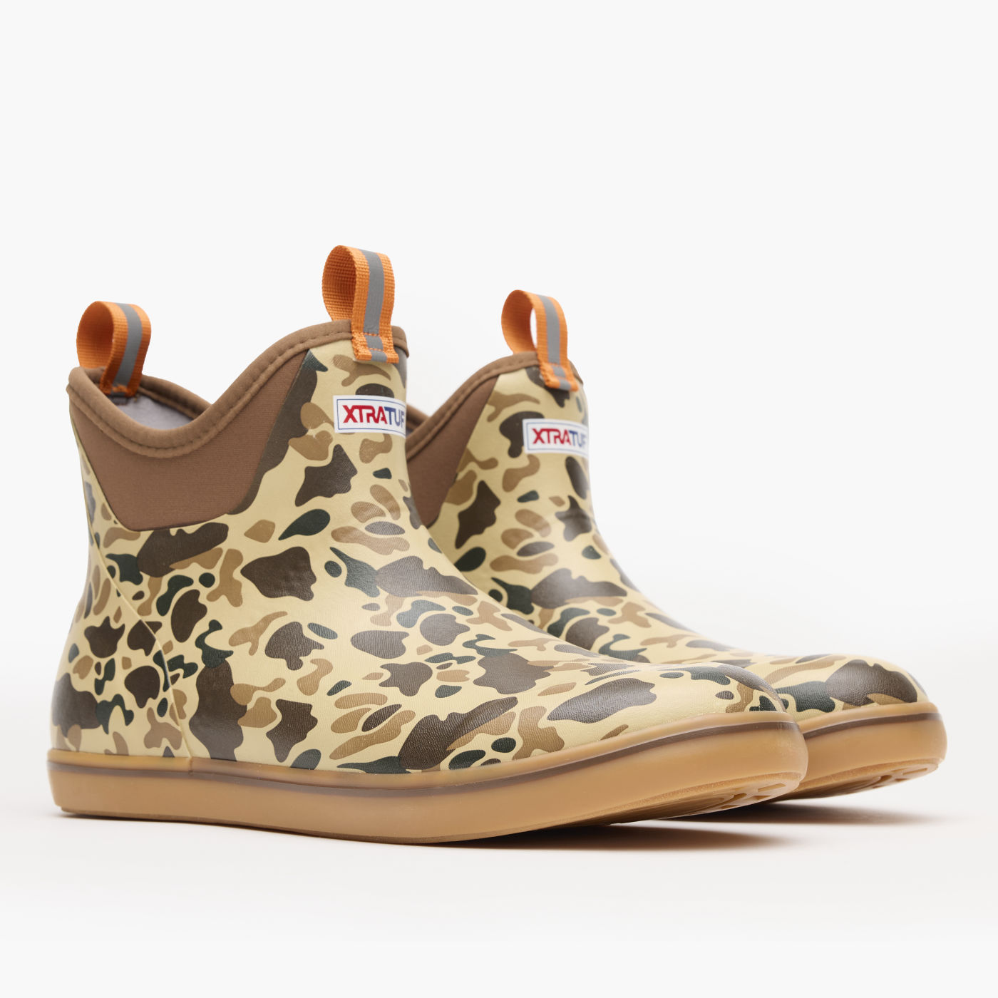 Men's 6 in Duck Camo Ankle Deck Boot, , grid-large