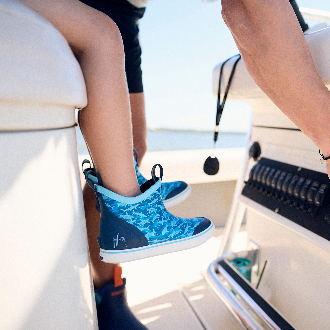 Big Kids Ankle Deck Boot Guy Harvey, , grid-large