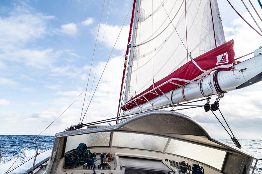 S/V Aurora at Sea