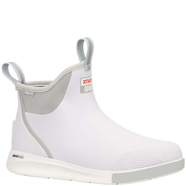 ADSM101 | Men's 6 in Ankle Deck Boot Sport- White