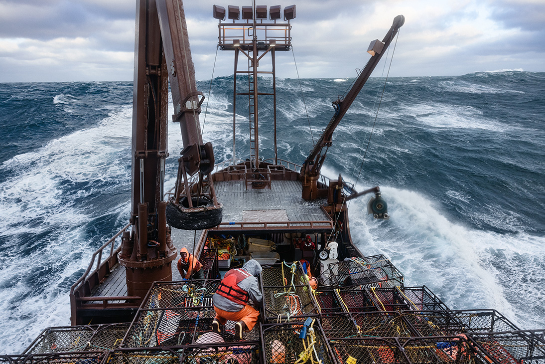 Crew on ship