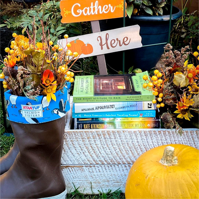 XTRATUF boots being used as planters