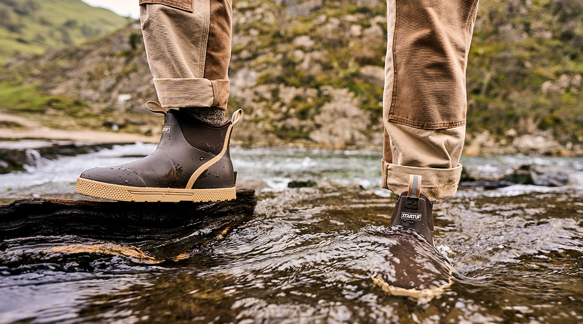 Mens Wide Width Rubber Boots 2024