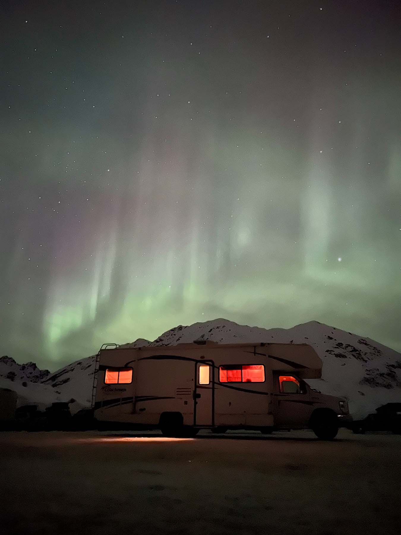 First night in the RV was magical!