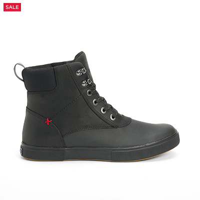 LAL000 | MEN'S 6 IN LEATHER LACE ANKLE DECK BOOT